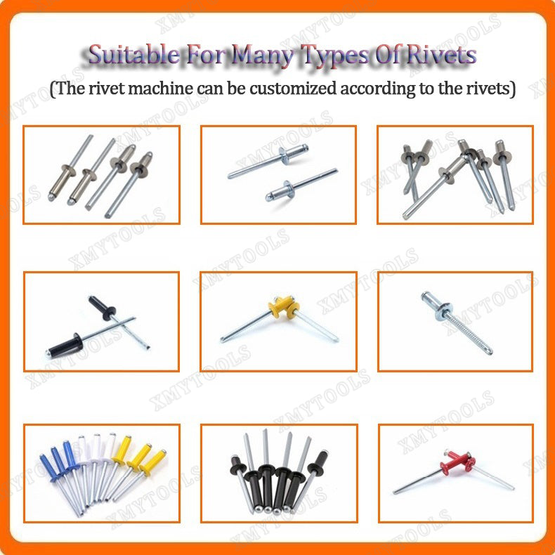2.4-5.0mm Aluminium Rivet Gun Blind Rivet Tool Automatic Feeding Riveting Machine