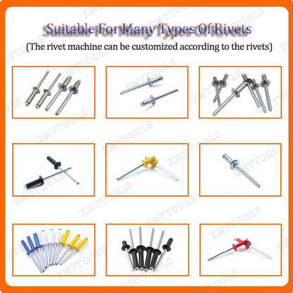 2.4-5.0mm Aluminium Rivet Gun Blind Rivet Tool Automatic Feeding Riveting Machine