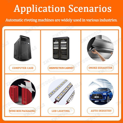 2.4-5.0mm Aluminium Rivet Gun Blind Rivet Tool Automatic Feeding Riveting Machine