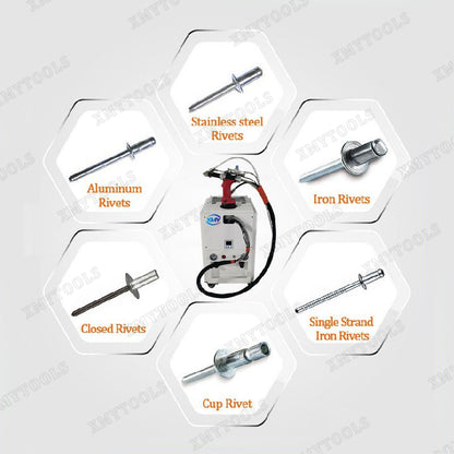 2.4-5.0mm Aluminium Rivet Gun Blind Rivet Tool Automatic Feeding Riveting Machine