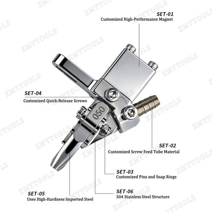 Handheld Screw Feedning Machine Accessory - With Magnetic Clamp