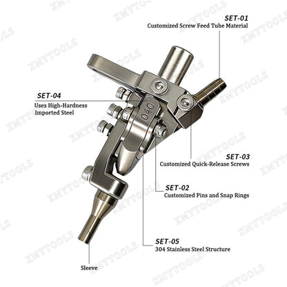 Handheld Screw Feedning Machine Accessory - With Magnetic Clamp